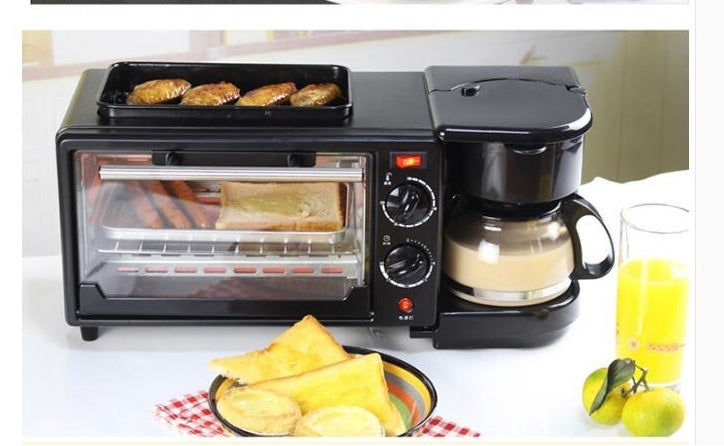 3-in-1 Multifunctional Breakfast Machine – Toaster Oven & Egg Cooker Breakfast Station