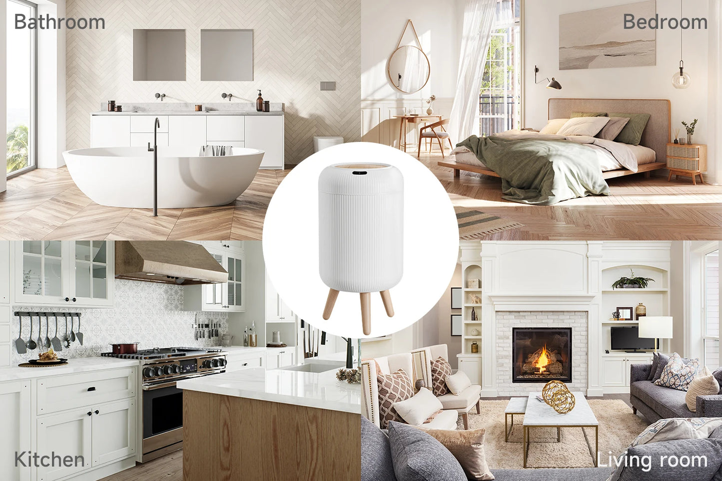Home Haven Ends 11L Automatic Touchless Trash Can