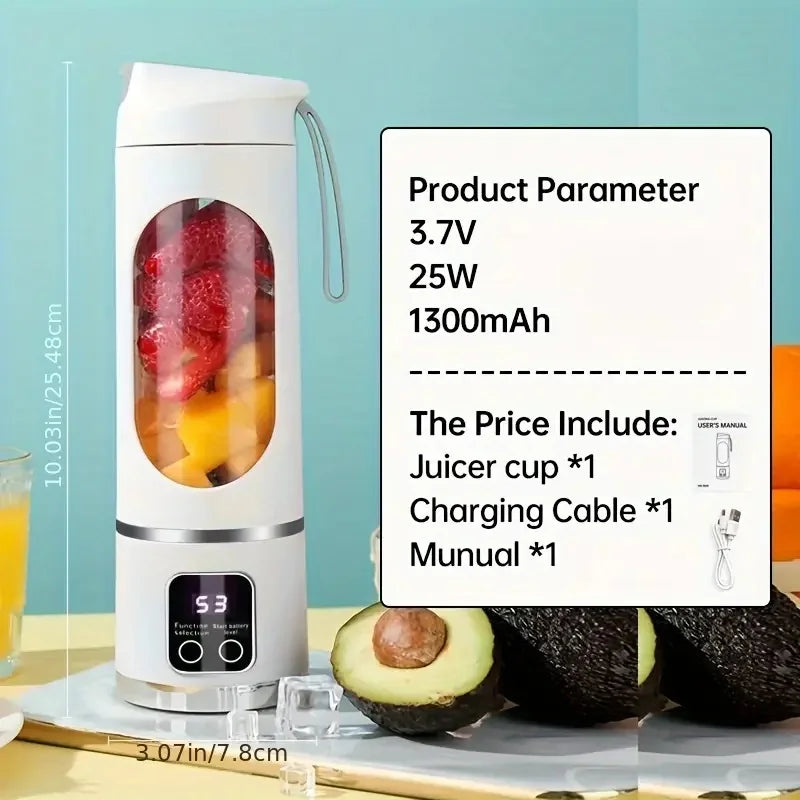 FreshBlend™ Portable Juicer Blender – USB Rechargeable Smoothie & Juice Maker