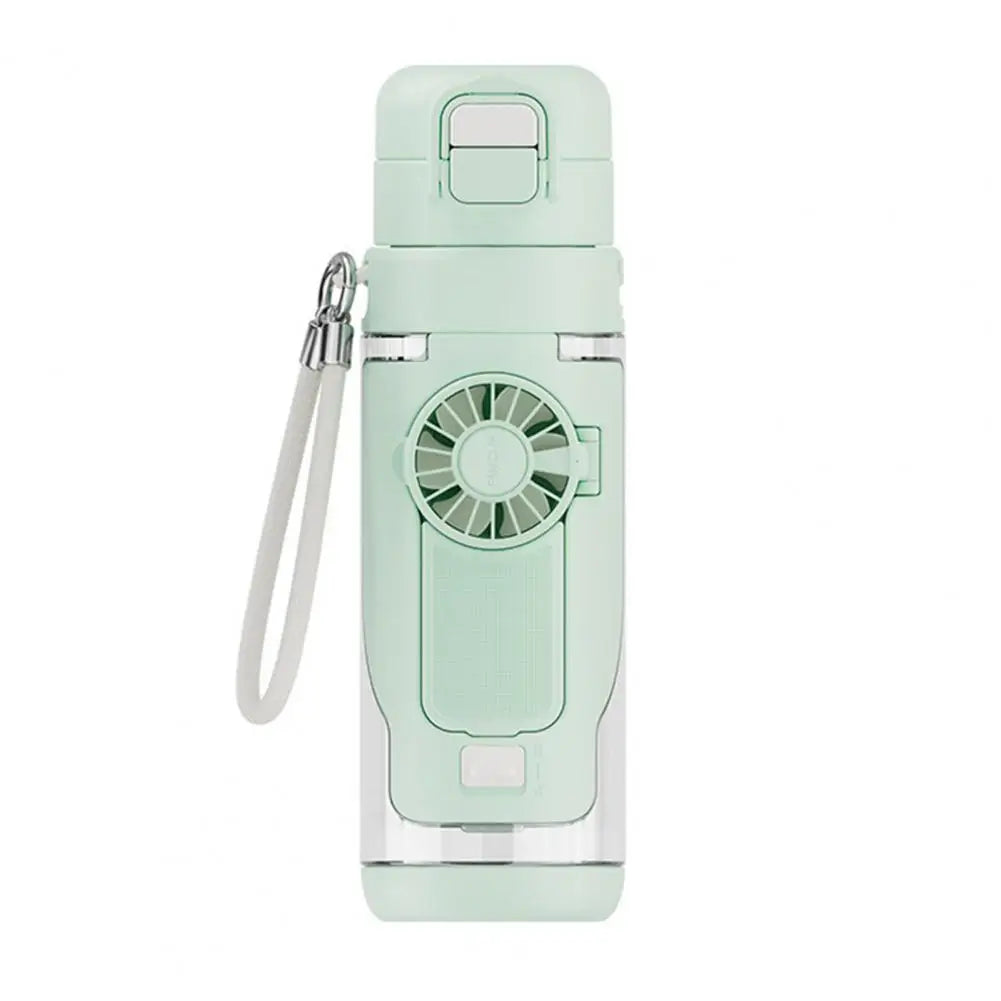 Home Haven Ends™ HydroBreeze™ 2-in-1 Fan Bottle – 690ml Rechargeable Cooling Water Bottle