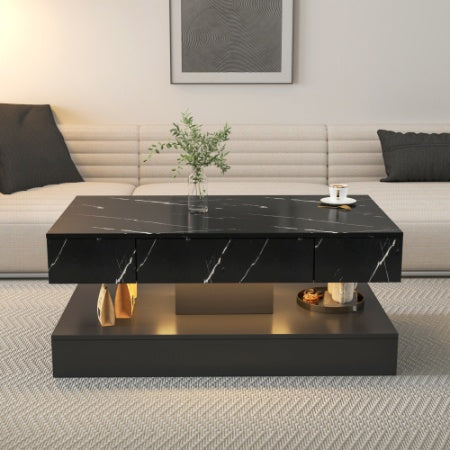LumiGlow LED Coffee Table – Modern Smart Living Room Table