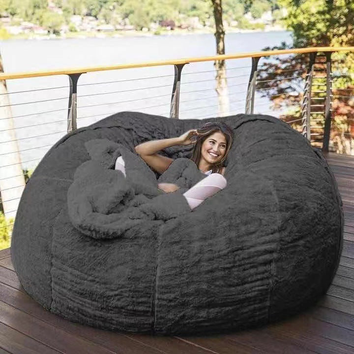 iant Lazy Bean Bag Chair – Soft Plush Lounge Sofa for Living Room & Bedroom