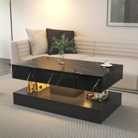 LumiGlow LED Coffee Table – Modern Smart Living Room Table