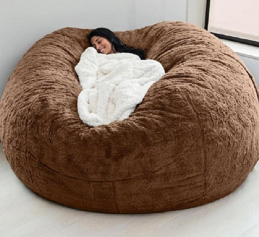 iant Lazy Bean Bag Chair – Soft Plush Lounge Sofa for Living Room & Bedroom
