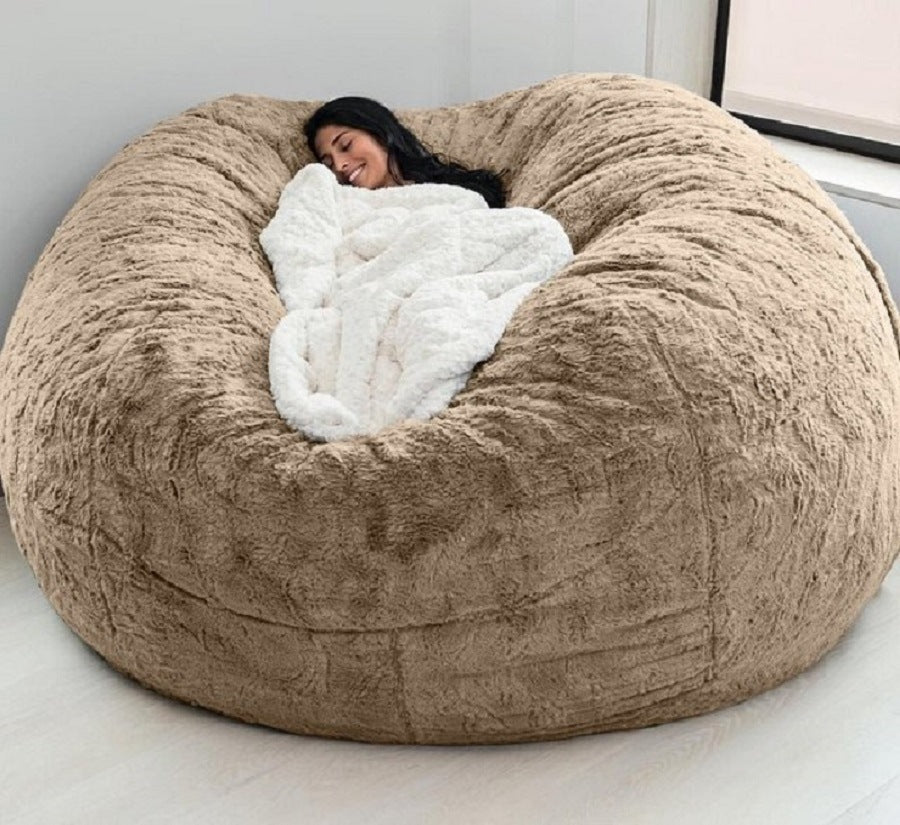 iant Lazy Bean Bag Chair – Soft Plush Lounge Sofa for Living Room & Bedroom