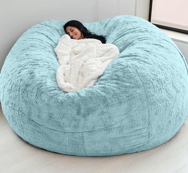 iant Lazy Bean Bag Chair – Soft Plush Lounge Sofa for Living Room & Bedroom