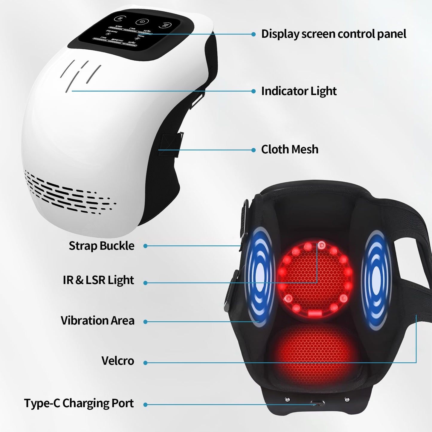ThermaRelief™ Smart Knee Massager – Infrared Heat Therapy