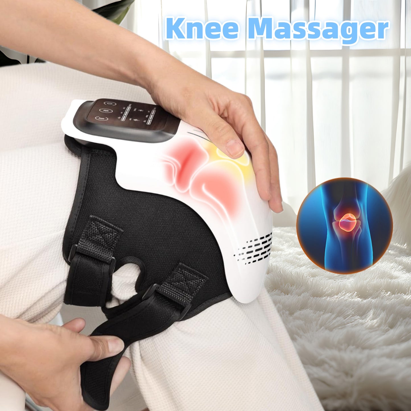 ThermaRelief™ Smart Knee Massager – Infrared Heat Therapy