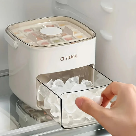 Home Haven Ends™ FrostCube™ Ice Maker Box – 48 Grid Easy Release Ice Cube Tray