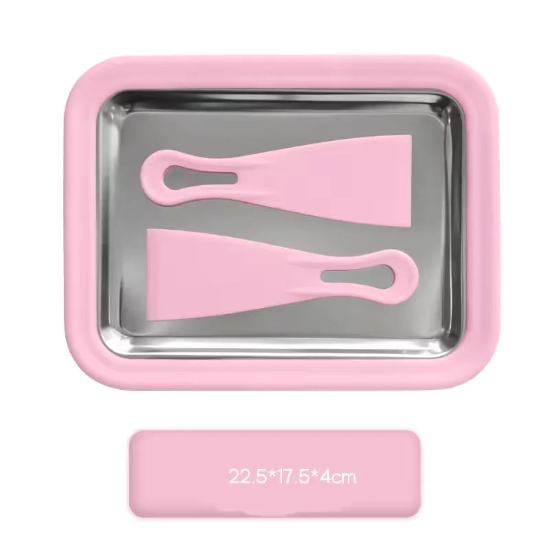 ChillRoll™ Rolled Ice Cream Maker Pan – DIY Frozen Yogurt & Ice Cream Roll Kit