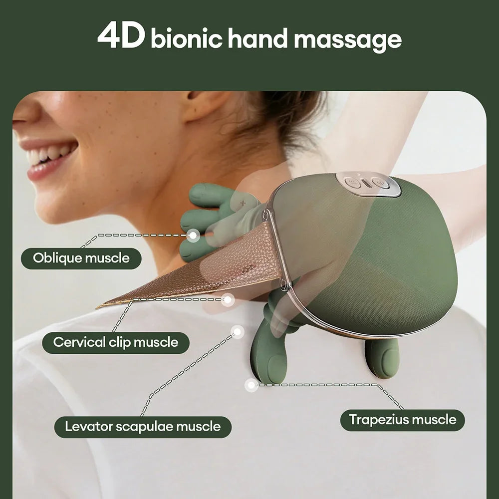 DeepRelief™ 4D Electric Body Massager – Neck, Shoulder & Full Body Relaxation