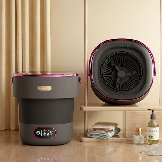 CleanFold™ Portable Mini Washing Machine With Spin Dryer