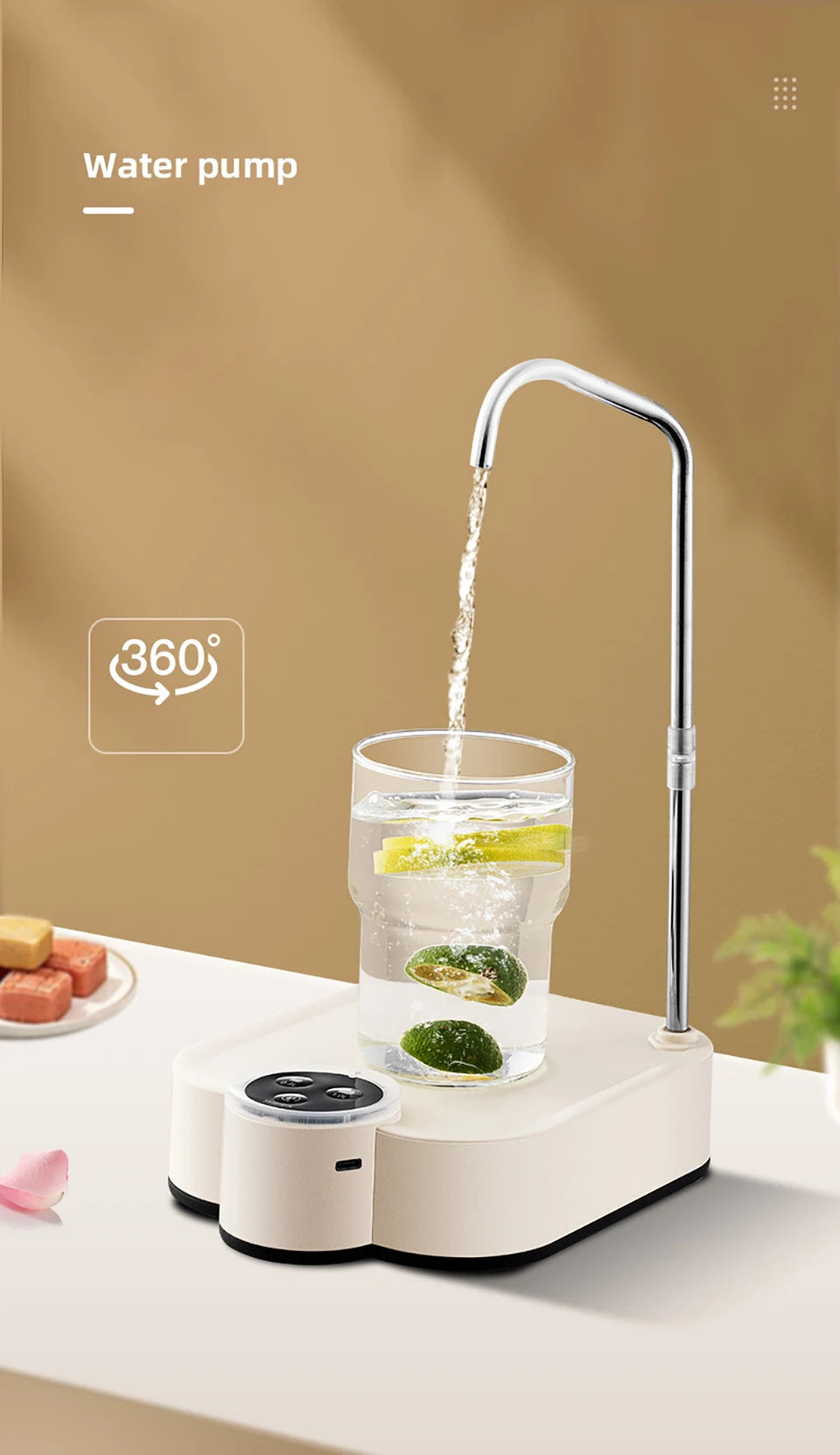 Smart Rechargeable Water Pump Dispenser