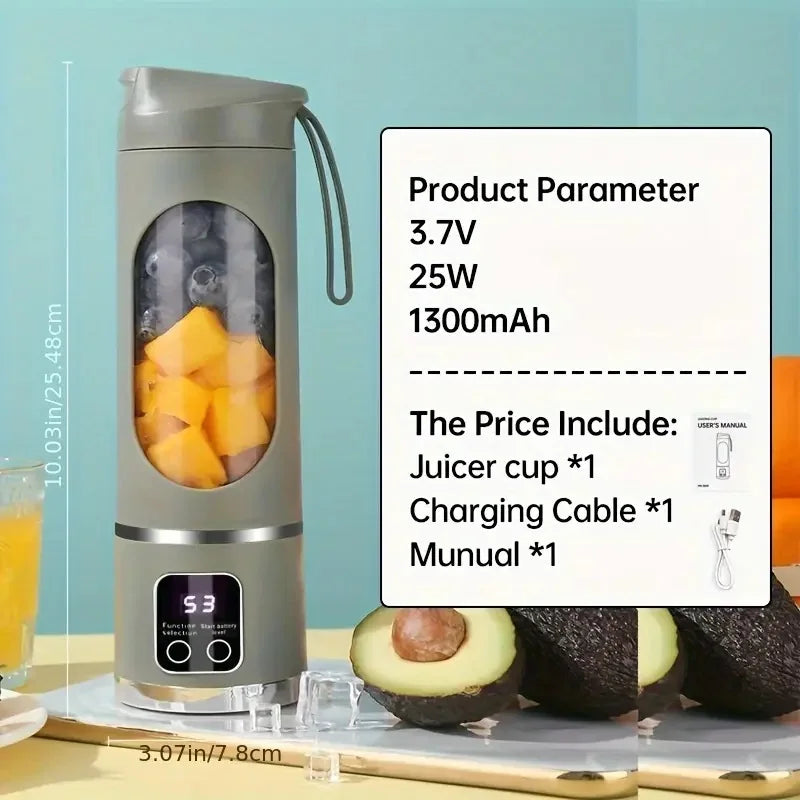 FreshBlend™ Portable Juicer Blender – USB Rechargeable Smoothie & Juice Maker