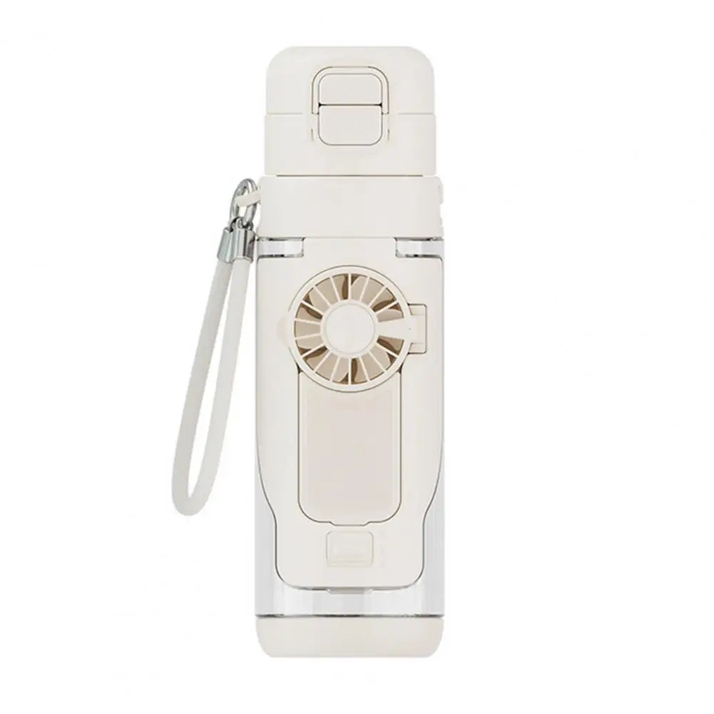 Home Haven Ends™ HydroBreeze™ 2-in-1 Fan Bottle – 690ml Rechargeable Cooling Water Bottle