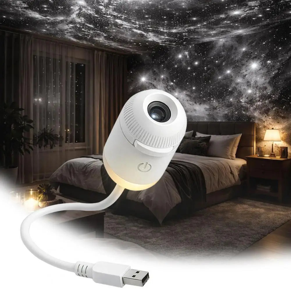Galaxy Star Projector Lamp – Relaxing Night Light | Home Haven Ends™