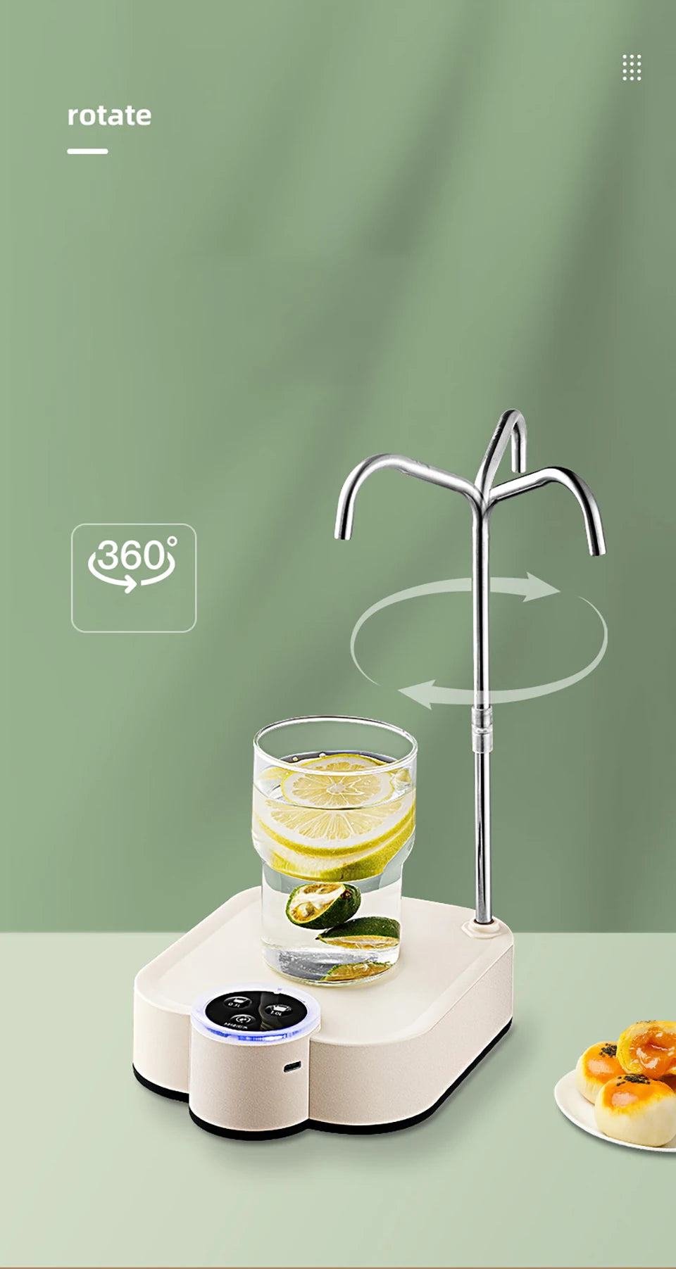 Smart Rechargeable Water Pump Dispenser