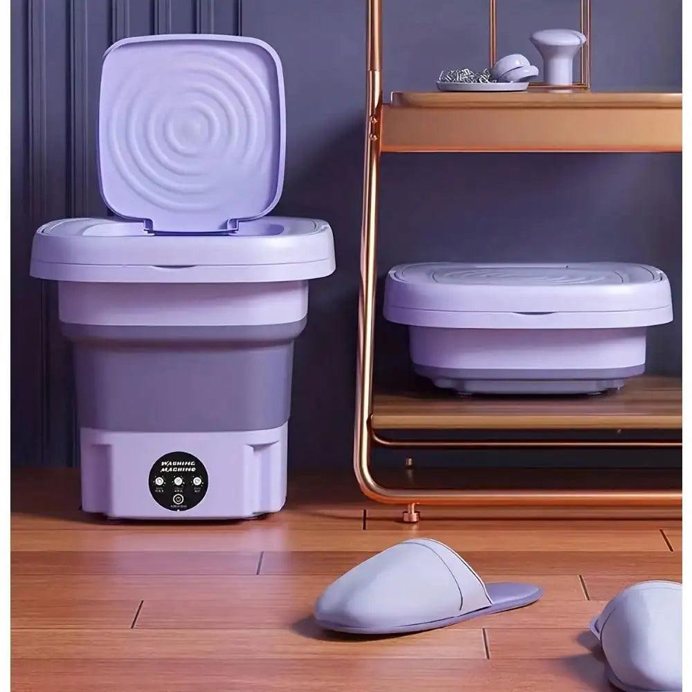 WashGo™ 8L Portable Foldable Washing Machine with Spin Dryer