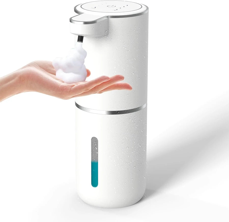 SmartFoam™ Automatic Soap Dispenser – USB Rechargeable Touchless Foaming Sensor, 380ml, 4-Level Adjustable
