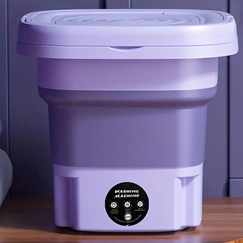 WashGo™ 8L Portable Foldable Washing Machine with Spin Dryer