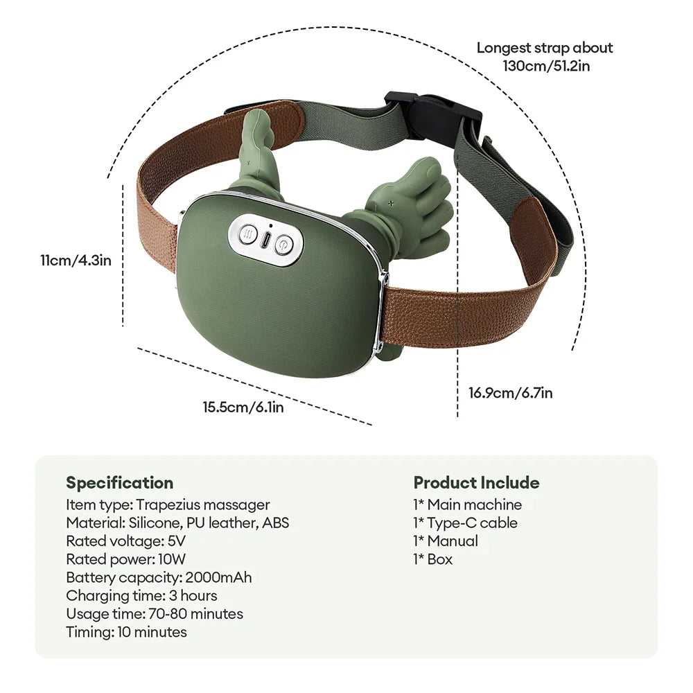 DeepRelief™ 4D Electric Body Massager – Neck, Shoulder & Full Body Relaxation