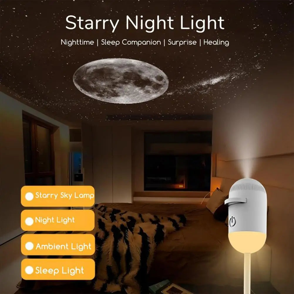Galaxy Star Projector Lamp – Relaxing Night Light | Home Haven Ends™