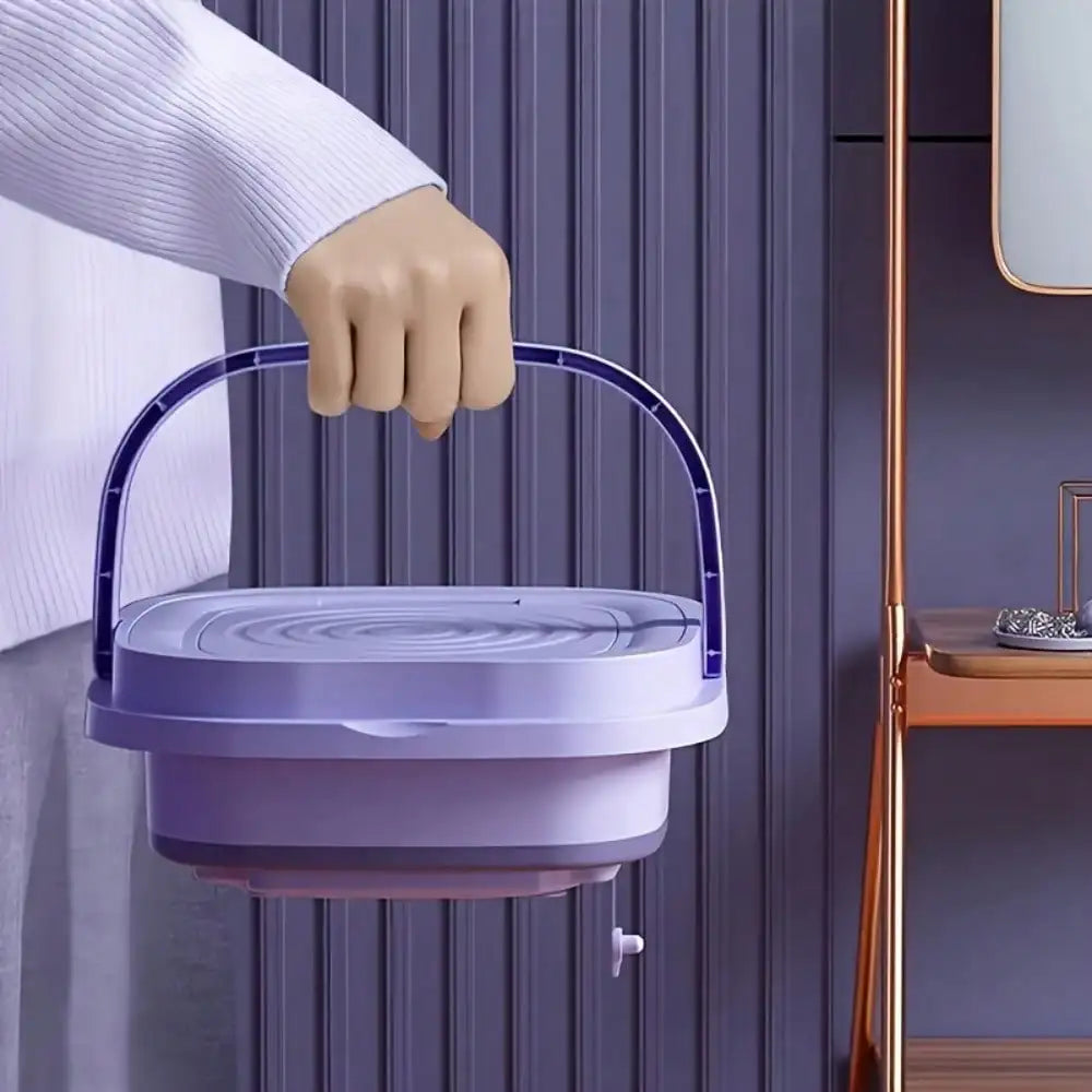 WashGo™ 8L Portable Foldable Washing Machine with Spin Dryer
