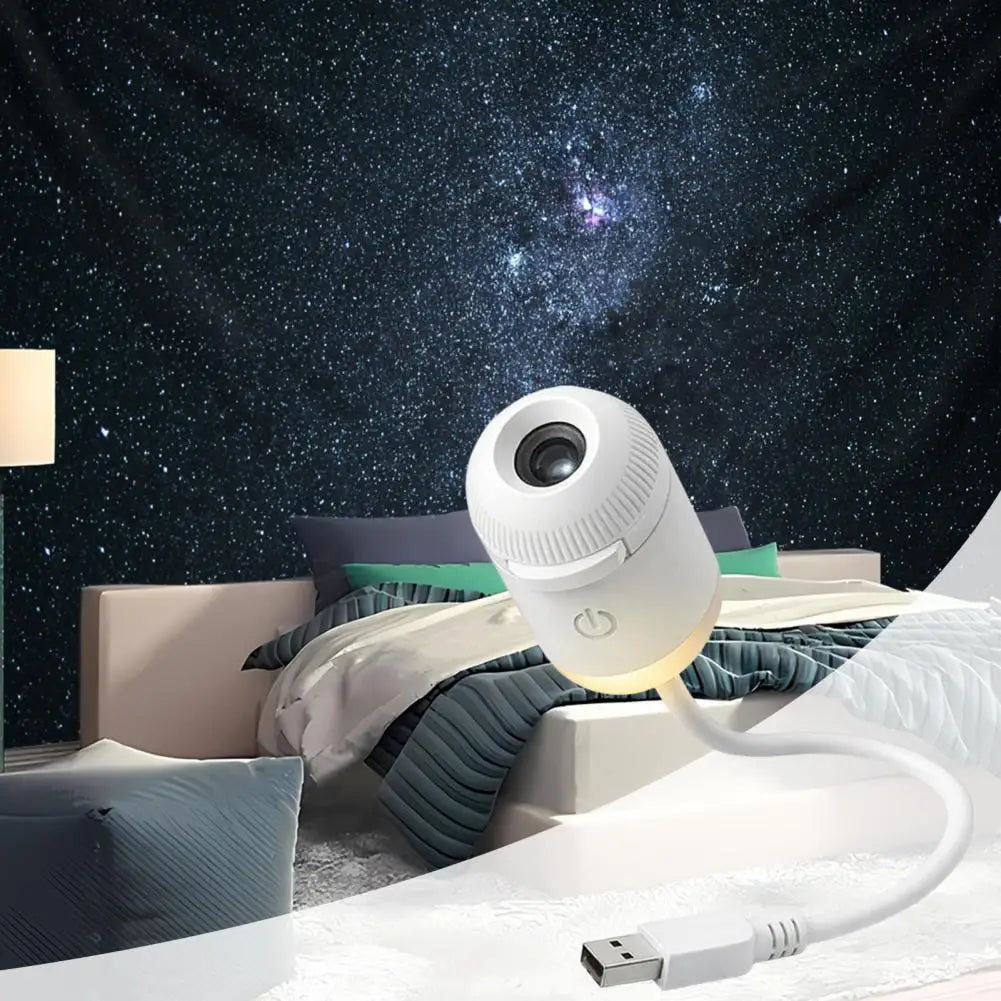 Galaxy Star Projector Lamp – Relaxing Night Light | Home Haven Ends™