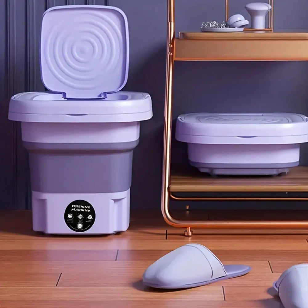 WashGo™ 8L Portable Foldable Washing Machine with Spin Dryer