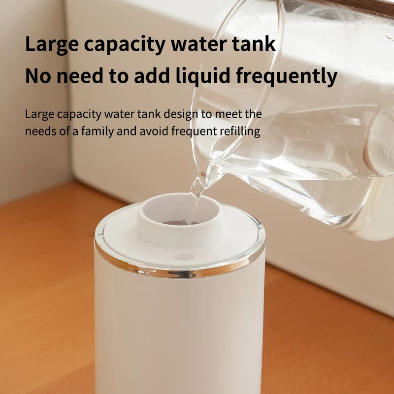 SmartFoam™ Automatic Soap Dispenser – USB Rechargeable Touchless Foaming Sensor, 380ml, 4-Level Adjustable