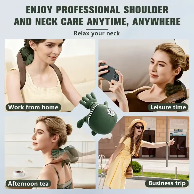 DeepRelief™ 4D Electric Body Massager – Neck, Shoulder & Full Body Relaxation
