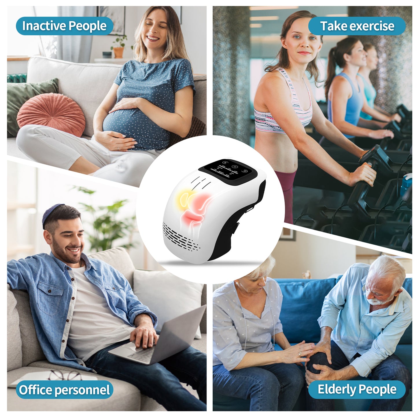 ThermaRelief™ Smart Knee Massager – Infrared Heat Therapy