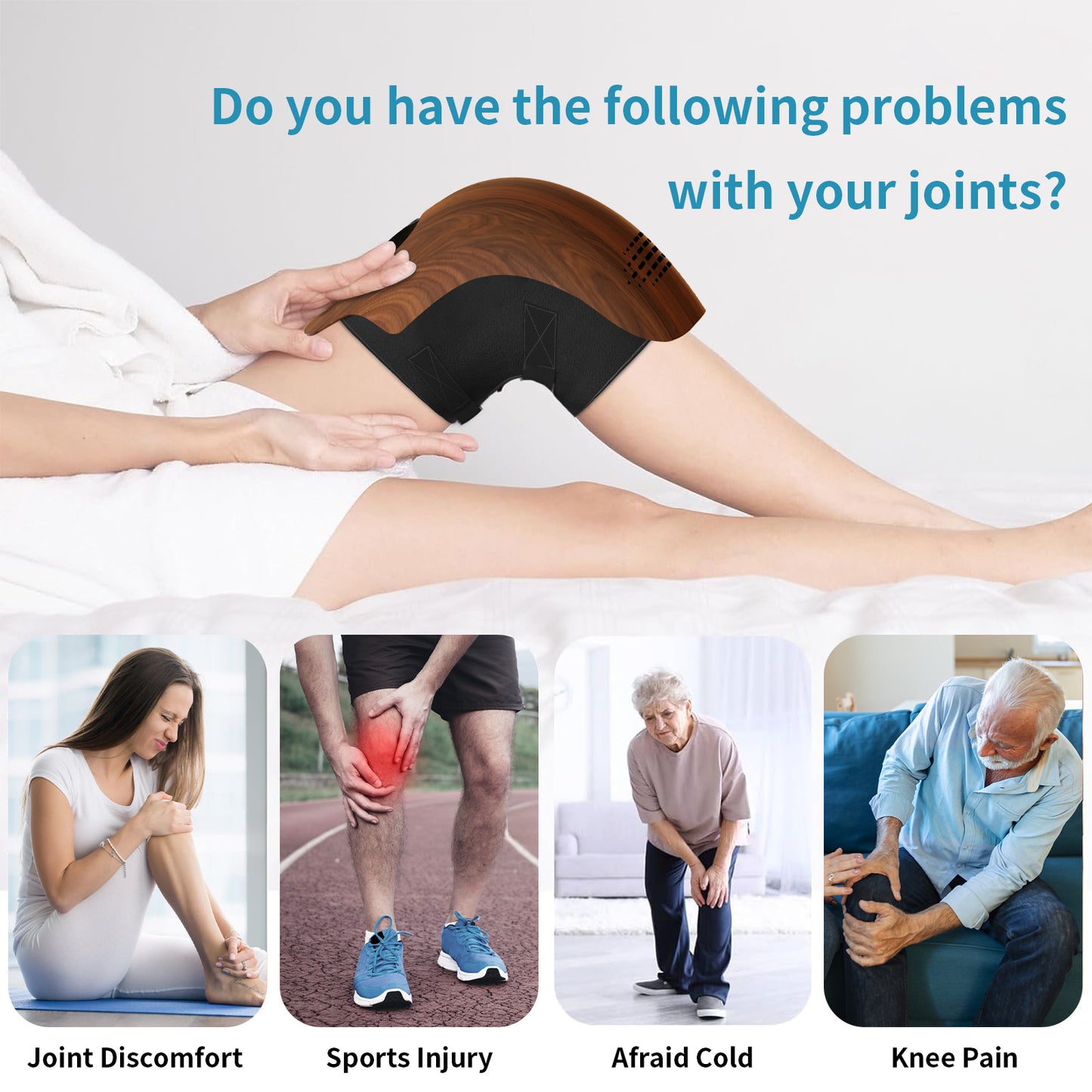 ThermaRelief™ Smart Knee Massager – Infrared Heat Therapy