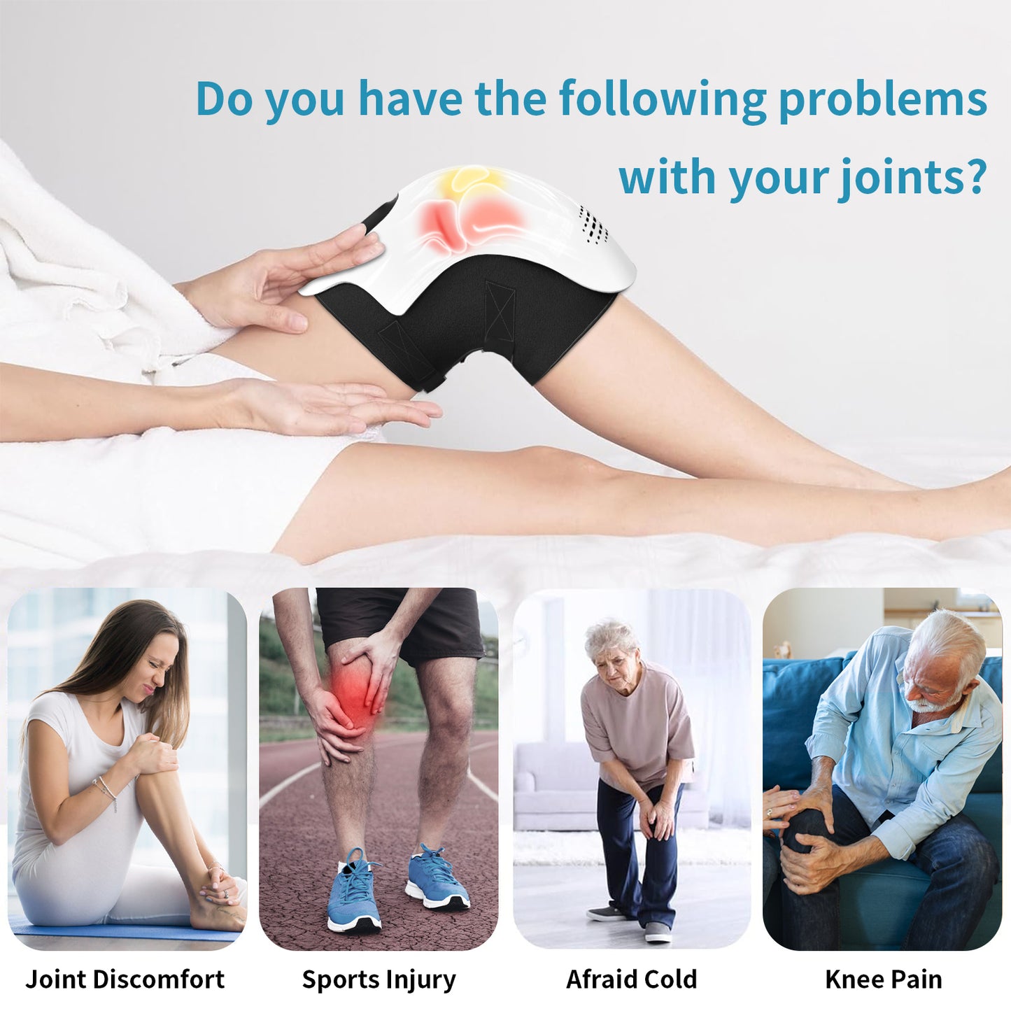 ThermaRelief™ Smart Knee Massager – Infrared Heat Therapy