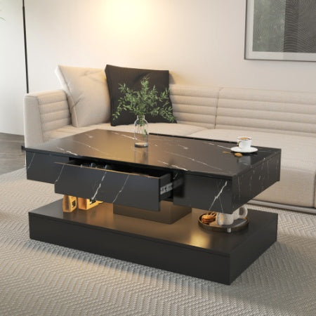 LumiGlow LED Coffee Table – Modern Smart Living Room Table