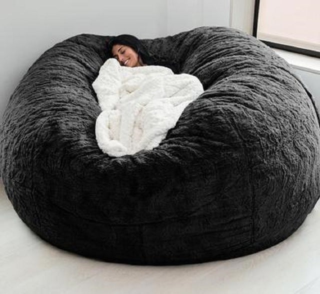 iant Lazy Bean Bag Chair – Soft Plush Lounge Sofa for Living Room & Bedroom